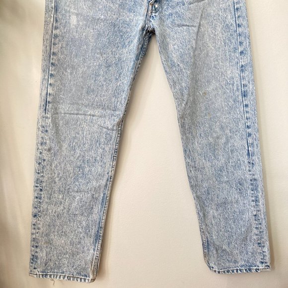 Vintage Levi 501 Acid Wash Jeans Made In USA - Picture 6 of 10